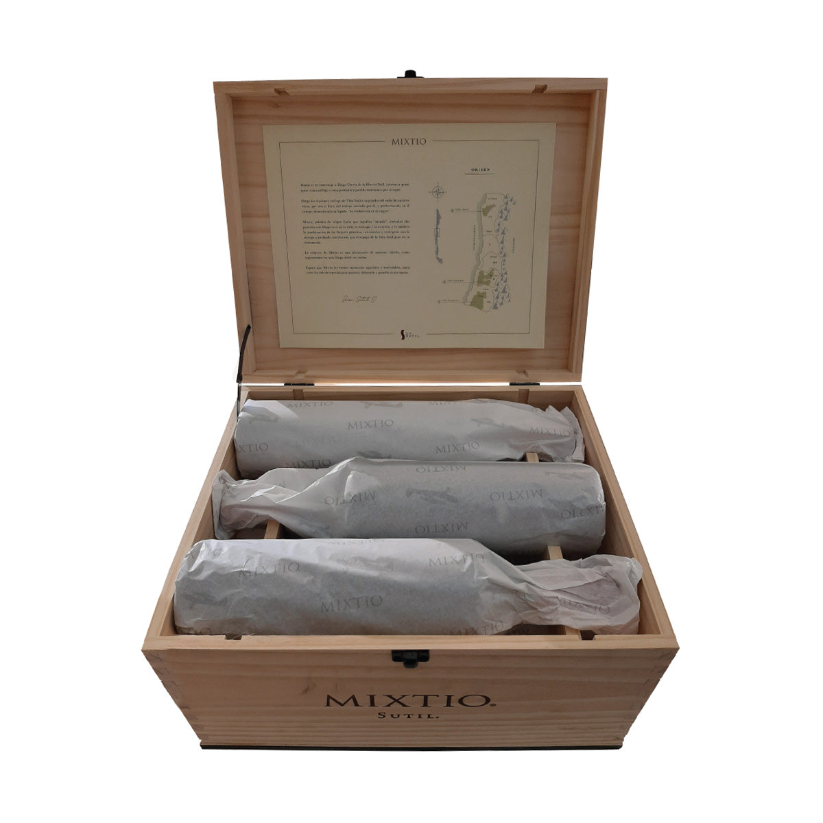 Vinos Mixtio Ícono Blend Estuche de Madera